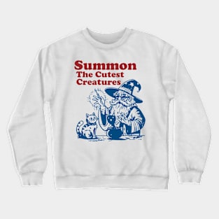 Summon The Cutest Creatures Crewneck Sweatshirt